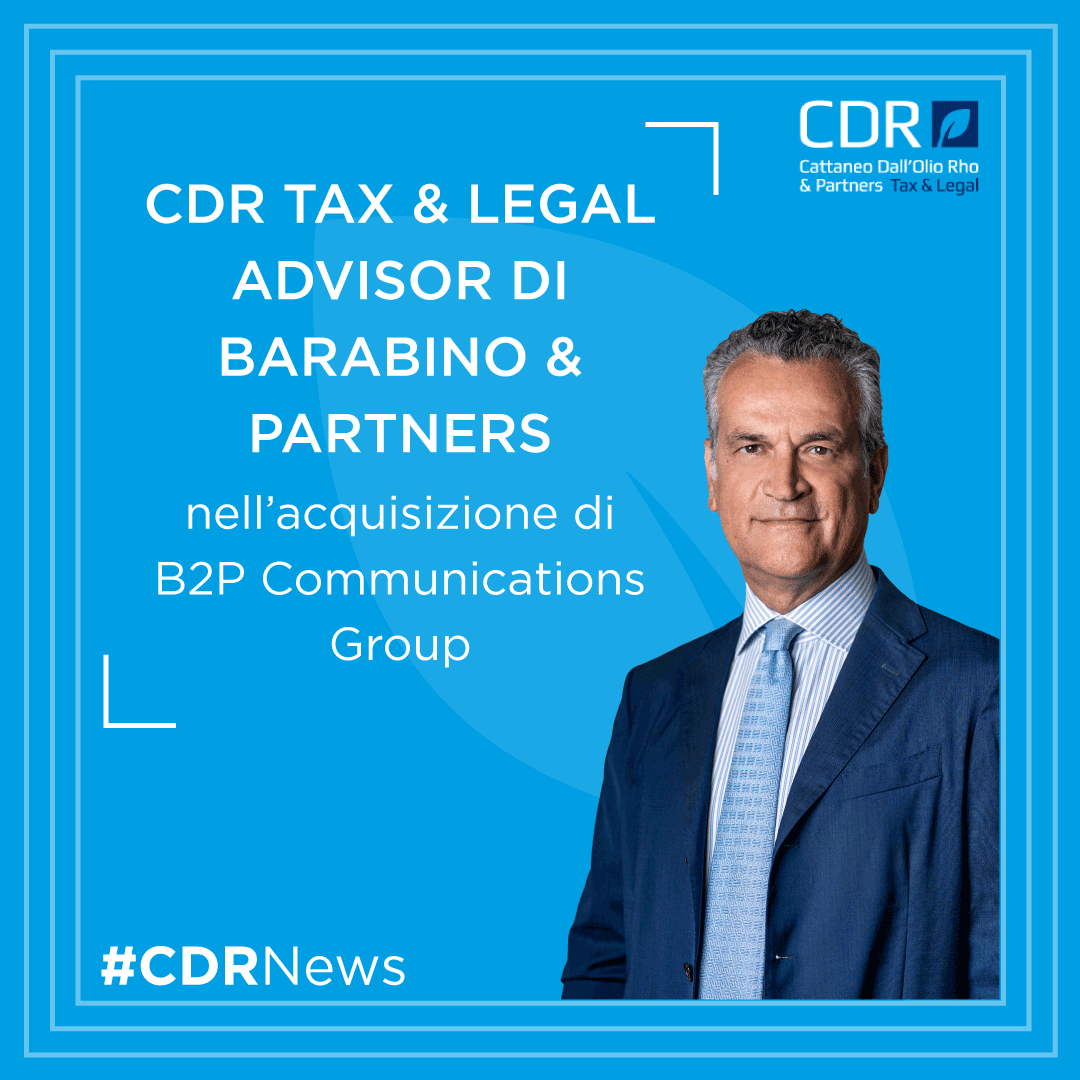 CDR Tax & Legal advisor di Barabino & Partners