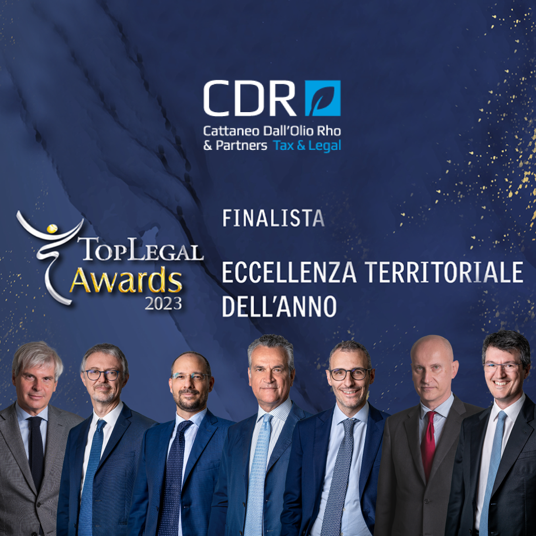 CDR Tax & Legal tra le eccellenze territoriali del 2023