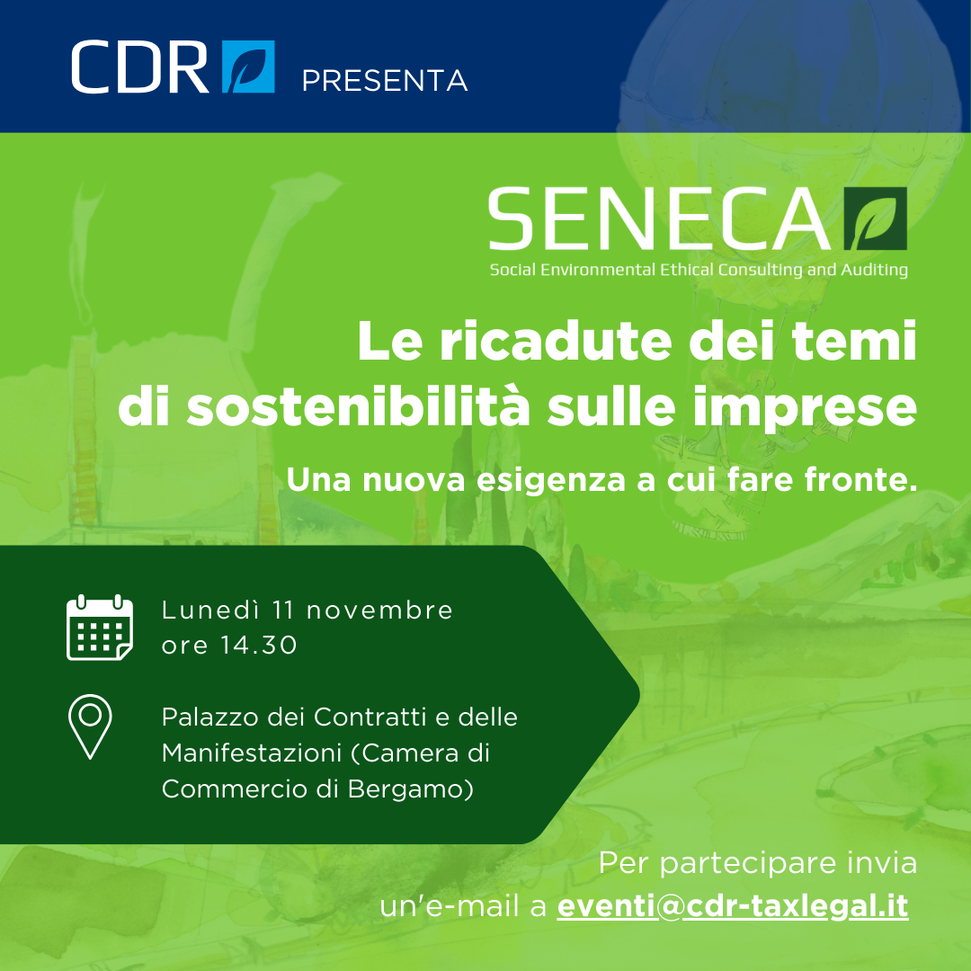 LE RICADUTE DEI TEMI DI SOSTENIBILITÀ SULLE IMPRESE