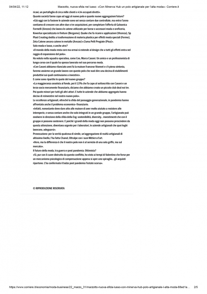 Corriere Marzotto Minerva Hub 02